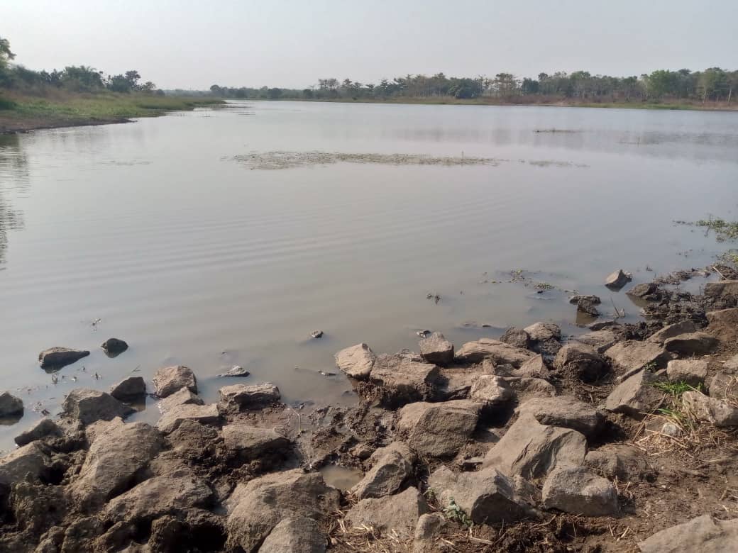 Barrage à poisson de Kogbétohoué, vue 2